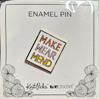 Enamel Pin - Make Wear Mend