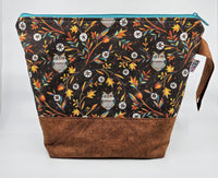 Owls in the Leaves - Project Bag - Medium