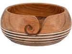 Yarn Bowl - EDHAS Acacia Wooden (6" x 6" x 3")