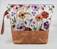 Hummingbirds & Poppies - Project Bag - Medium