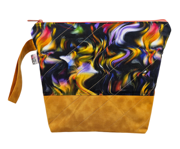 Oil Slick and Gold - Project Bag - Medium