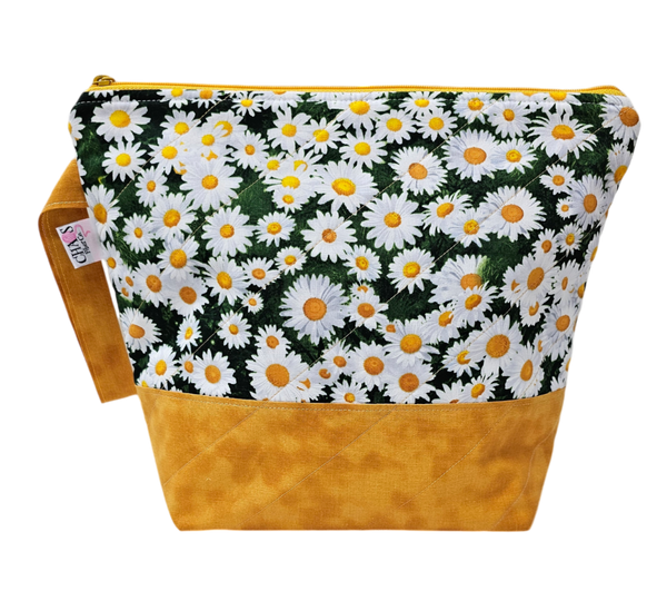 Happy Daisies - Project Bag - Medium