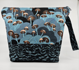 Midnight Mushrooms - Project Bag - Medium