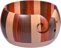 Yarn Bowl - Joyeee Wooden (6" x 6" x 3'')