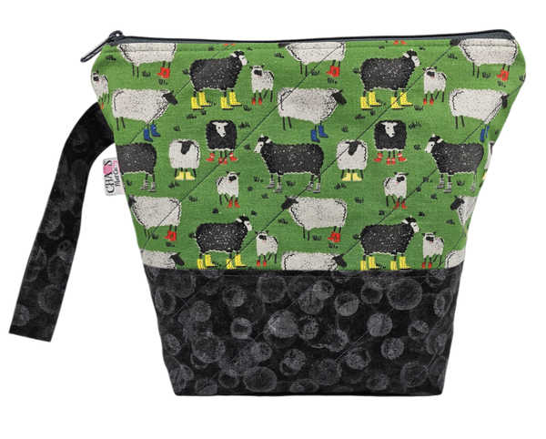 Sheep in Socks - Project Bag - Small