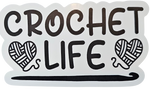 Crochet Life - Chaos Sticker