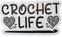 Crochet Life - Chaos Sticker