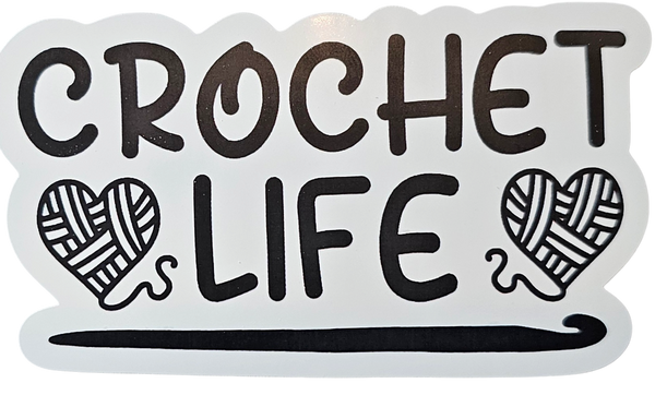 Crochet Life - Chaos Sticker