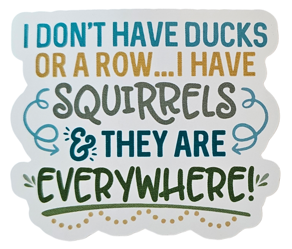 I Don't Have Ducks... - Chaos Sticker