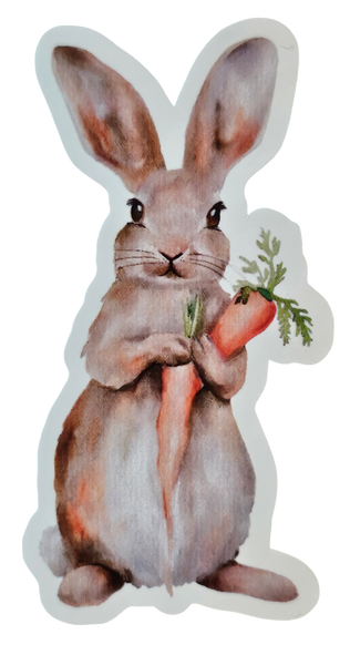 Rabbit with Carrot - Chaos Sticker