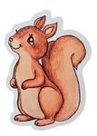 Squirrel Baby - Chaos Sticker