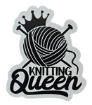 Knitting Queen - Chaos Sticker