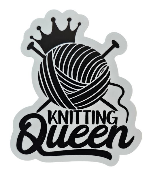 Knitting Queen - Chaos Sticker