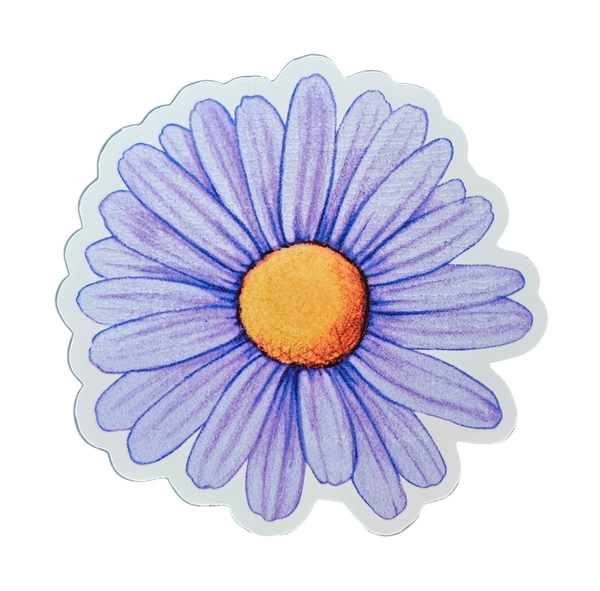 Lavender Gerber Daisy - Chaos Sticker