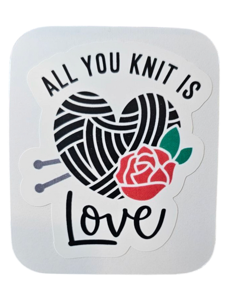 All You Knit is Love - Chaos Sticker