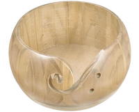 Yarn Bowl - Wooden Light Colored (5.9x5.9x3)