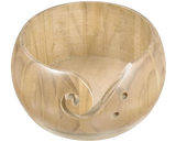 Yarn Bowl - Wooden Light Colored (5.9x5.9x3)